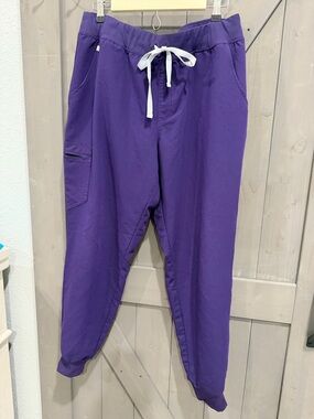 Fig Drawstring Jogger Pants- purple jam , PO# 5298,